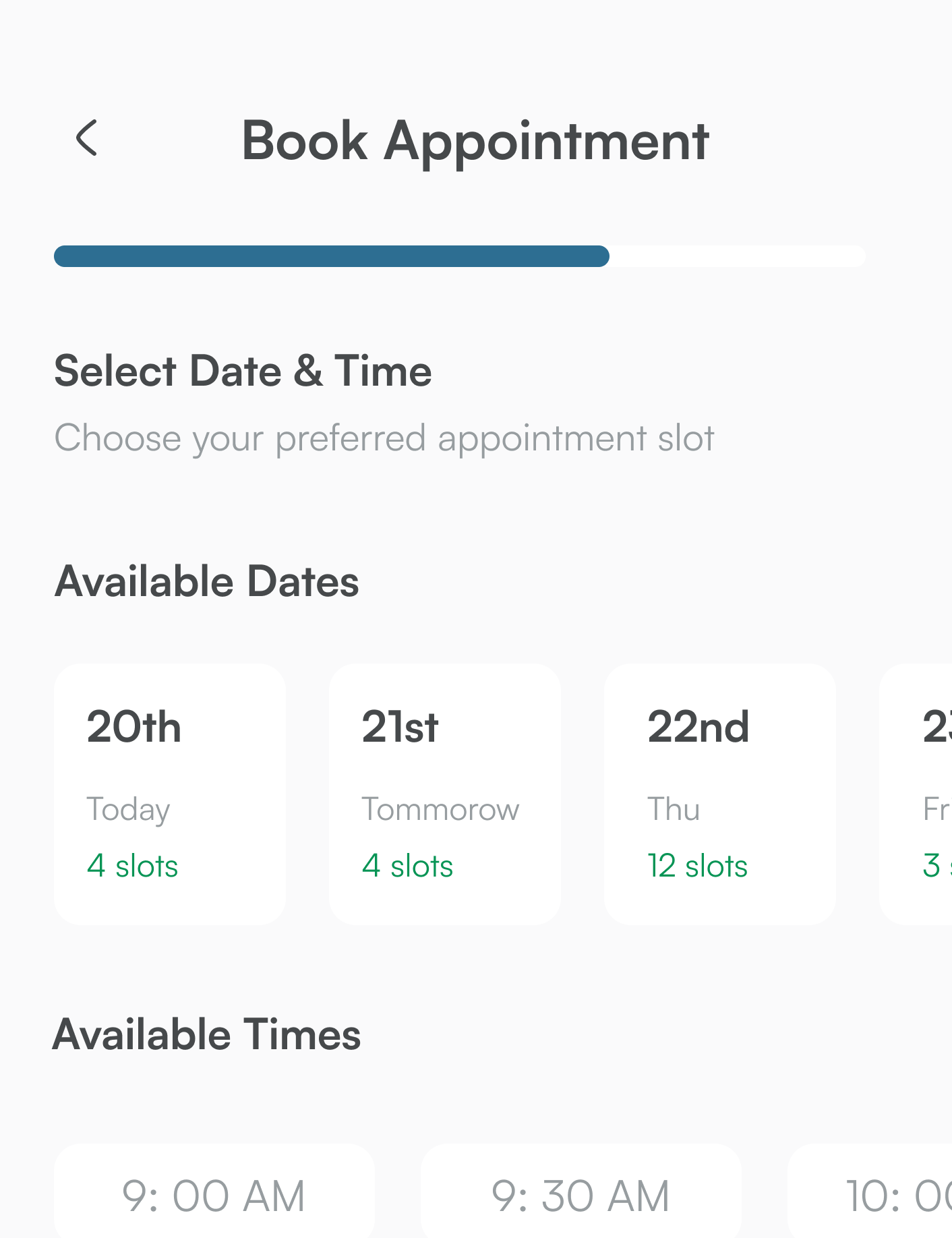 Appointment Booking