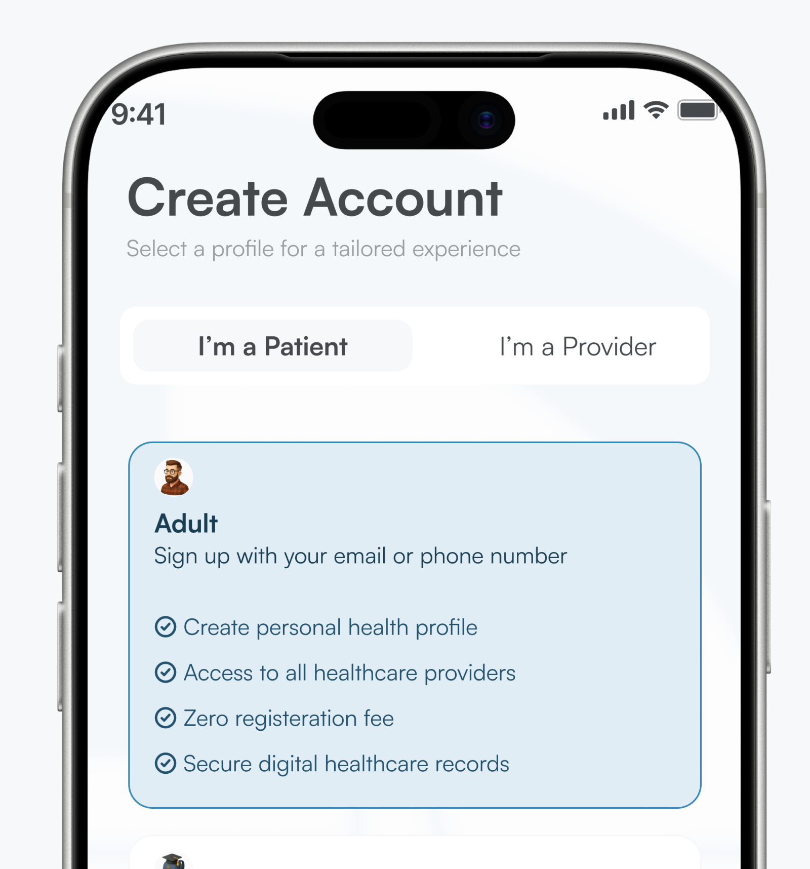 Create Your Profile