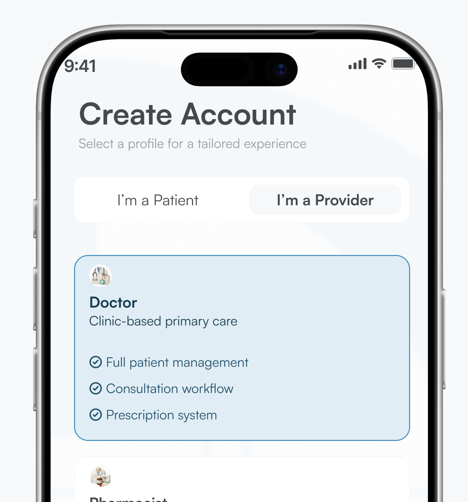 Create Your Profile