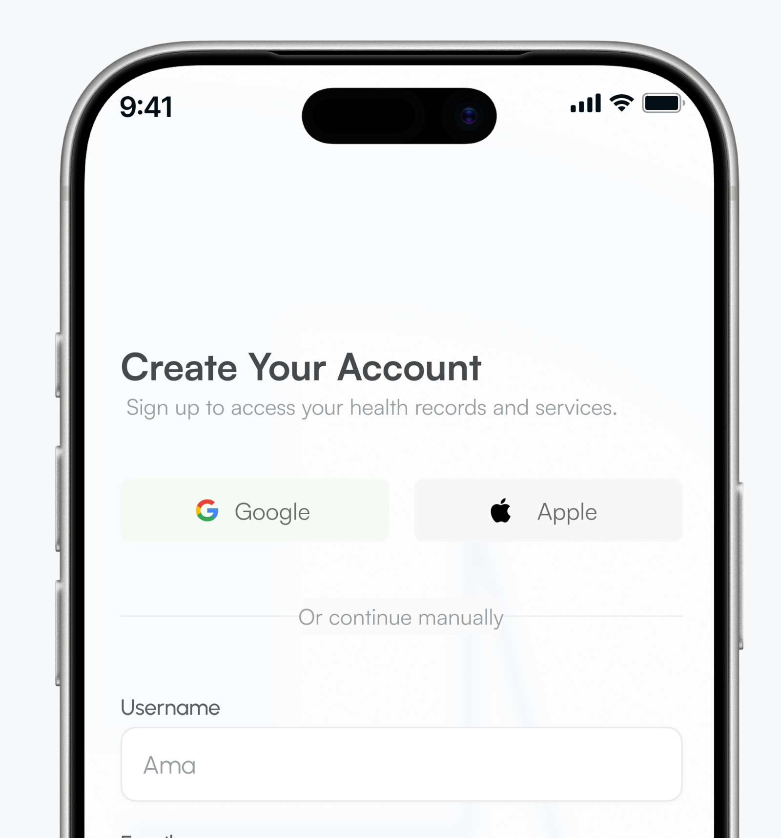 Create Your Profile